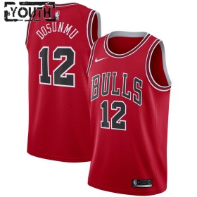 Dres Chicago Bulls Ayo Dosunmu 12 Nike 2022-23 Icon Edition Crvena Swingman - Dječji